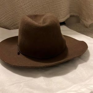 Hat Attack brown felt cowboy hat